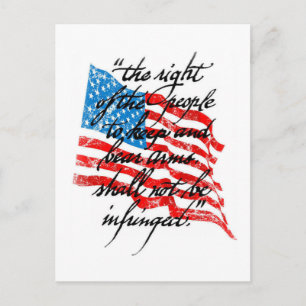 Carte Postale RKBA Ne Doit Pas Être Violé