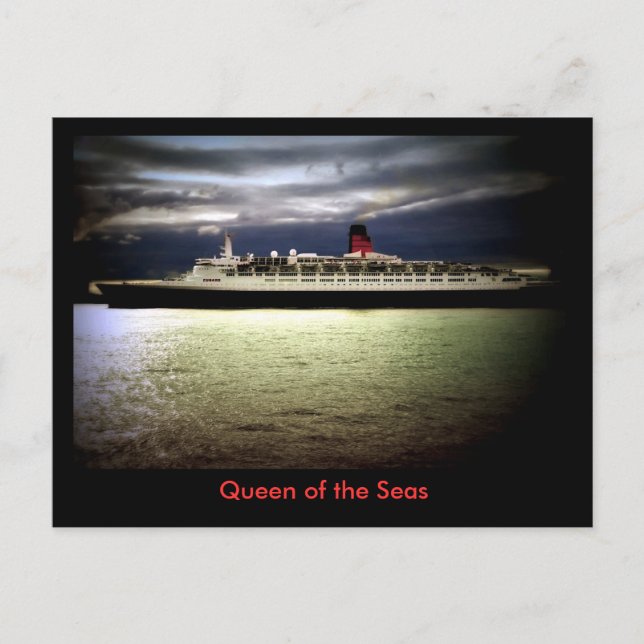 Carte Postale RMS Queen Elizabeth 2 (Devant)