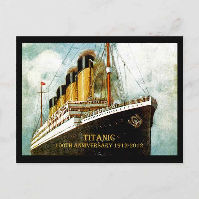 Carte Postale RMS Titanic 100e anniversaire (Devant)