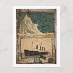 Carte Postale RMS Titanic Illustré narratif