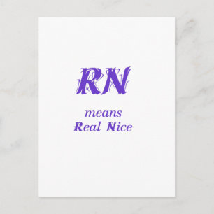 Carte Postale RN en violet