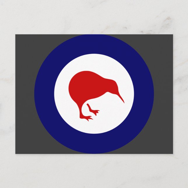 Carte Postale Rnzaf roundel, Nouvelle-Zélande (Devant)