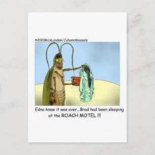Carte Postale Roach Infidelity Drôle Dons, Tee - shirts & Objets