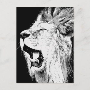 Carte Postale Roaring Lion