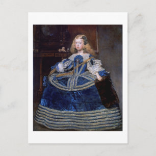 Carte Postale Robe bleue de l'infante Margarita Teresa, Velazque