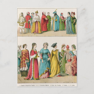 Carte Postale Robe italienne