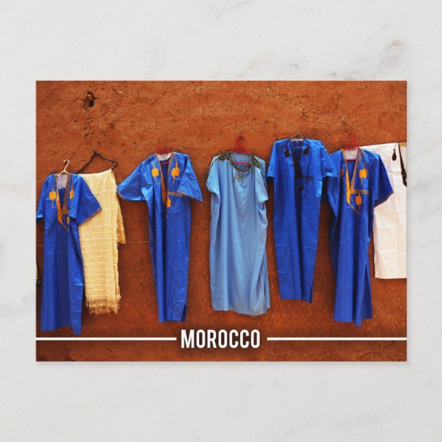 Carte Postale Robe marocaine (Devant)