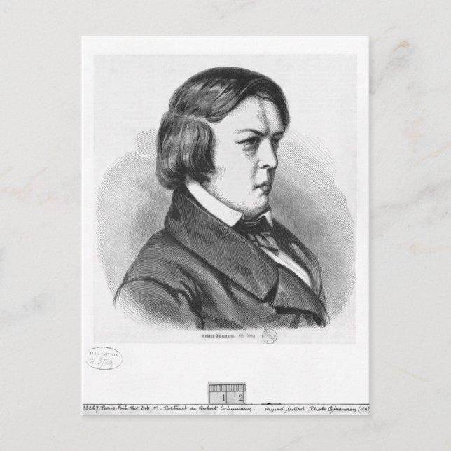 Carte Postale Robert Schumann (Devant)