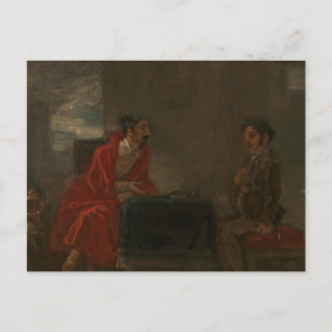 Carte Postale Robert Smirke - Illustration pour Don Quichotte