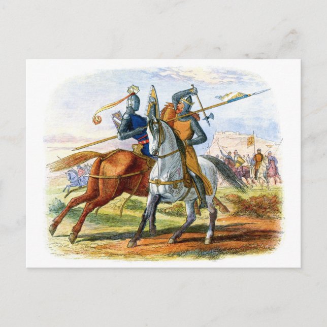 Carte Postale Robert the Bruce tue sir Henry Bohum (Devant)