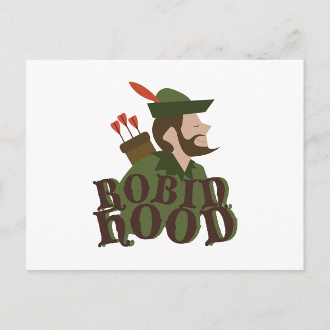 Carte Postale Robin Hood (Devant)