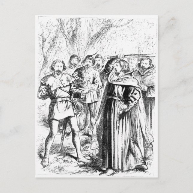 Carte Postale Robin Hood et le roi Richard I (Devant)