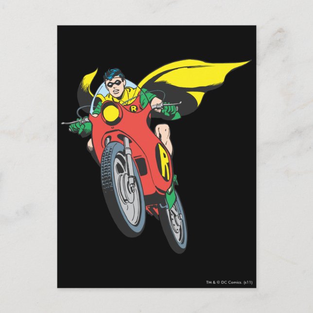 Carte Postale Robin Rides 2 (Devant)