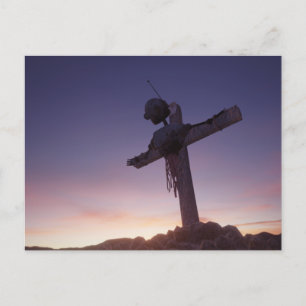 Carte Postale Robot Crucifié