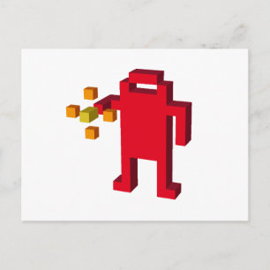 Carte Postale robot de tir