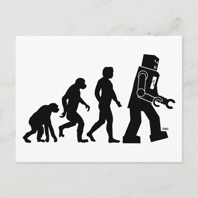Carte Postale Robot Evolution (Devant)
