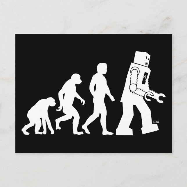 Carte Postale Robot Evolution (Devant)