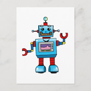 Carte Postale Robot mignon