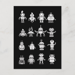 Carte Postale Robots Science Robot Technology