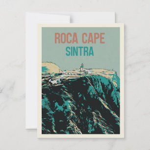 Carte Postale Roca Cape Lighthouse View, Sintra Portugal