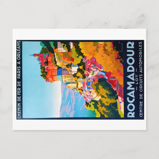 Carte Postale Rocamadour, département du Lot (Devant)