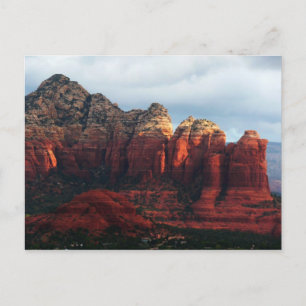 Carte Postale Roche à café nuageux à Sedona Arizona