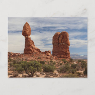 Carte Postale Roche équilibrée à Arches National Park, Moab, Uta
