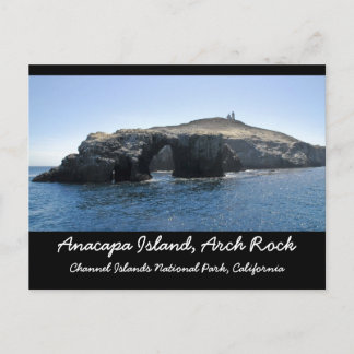 Carte Postale Rocher arc de l'île d'Anacapa