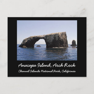 Carte Postale Rocher arc de l'île d'Anacapa