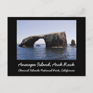 Carte Postale Rocher arc de l'île d'Anacapa