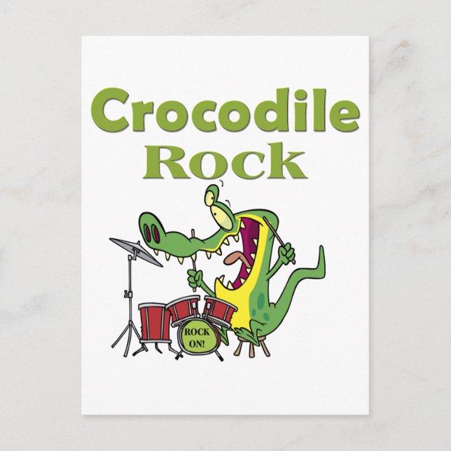 Carte Postale rocher de crocodile (Devant)