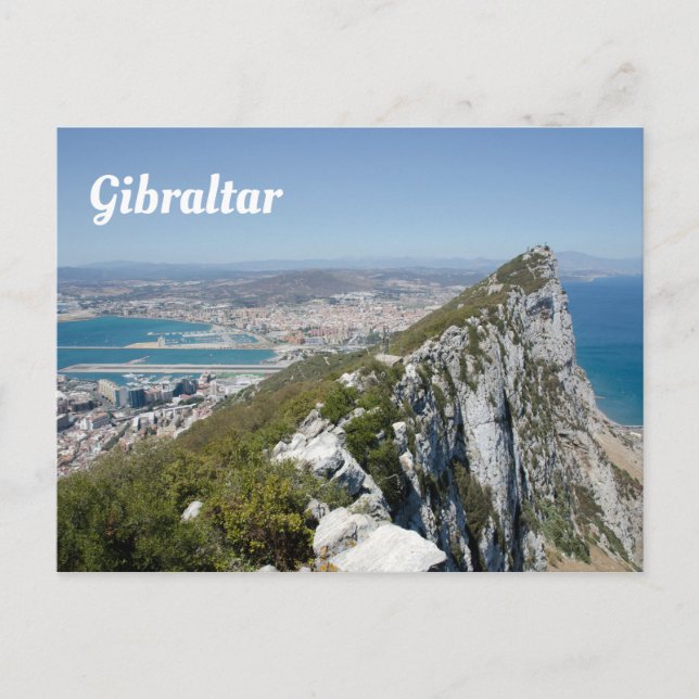 Carte postale Rocher de Gibraltar (Devant)