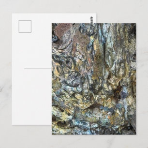 Carte Postale Rocher de lave de volcan