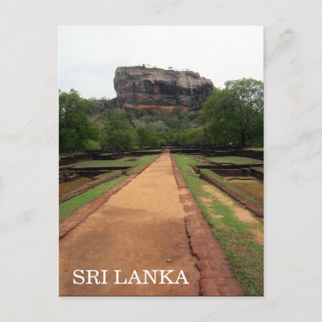 Carte Postale rocher de sigiriya (Devant)