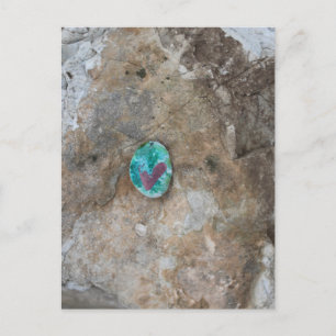 Carte Postale Rocher du Coeur Vert sur Burlington, Iowa River