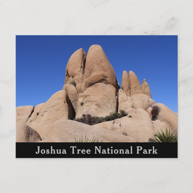 Carte Postale Rochers au parc national Joshua Tree (Devant)