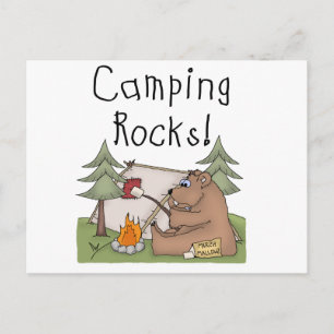 Carte Postale Rochers de camping
