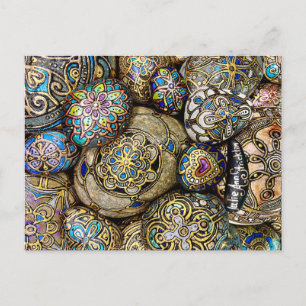 Carte Postale Rochers Faits À La Main !