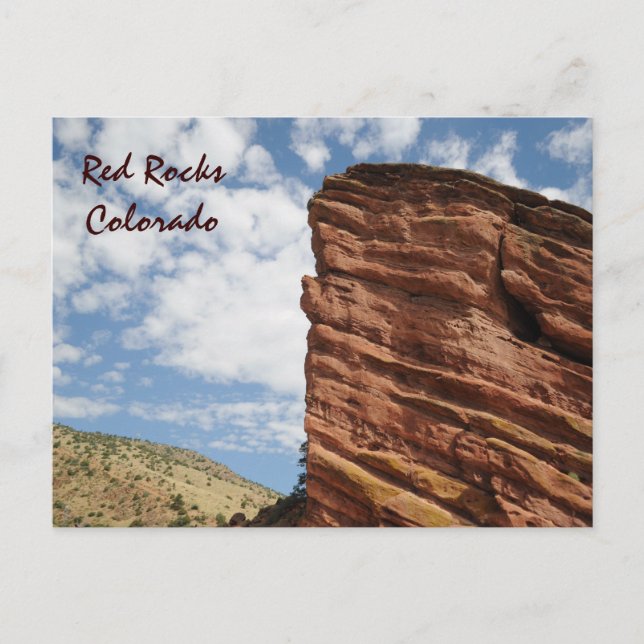 Carte Postale Rochers rouges, Colorado (Devant)