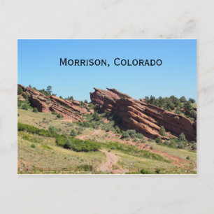 Carte Postale Rochers rouges en Morrison, Colorado