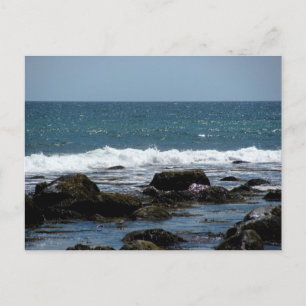 Carte Postale Roches d'océan sur l'Île de Block