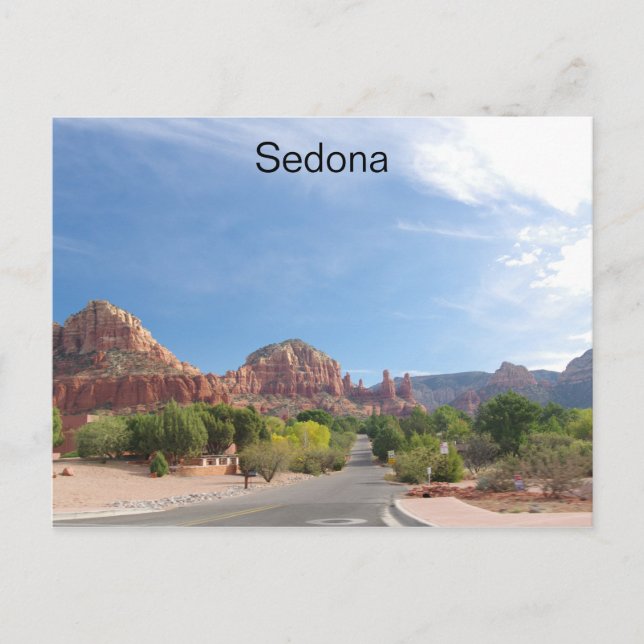 Carte Postale Roches rouges de Sedona (Devant)