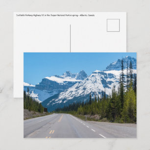 Carte Postale Rocheuses canadiennes - Route 93 de l'Icefields Pa