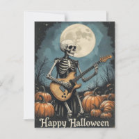 Rock and Roll Skeleton Halloween Les amateurs de m