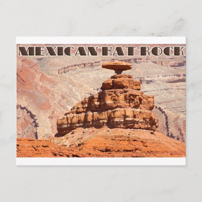 Carte Postale Rock Casquette mexicain (Devant)