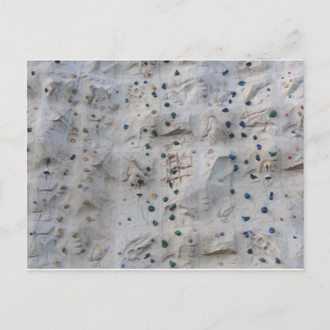 Carte Postale Rock Escalade Wall (Devant)
