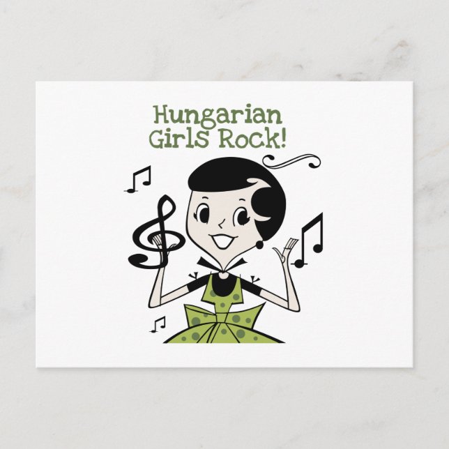 Carte Postale Rock féminin hongrois (Devant)