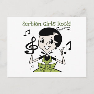 Carte Postale Rock féminin serbe