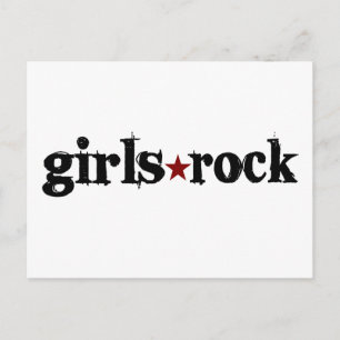Carte Postale Rock filles