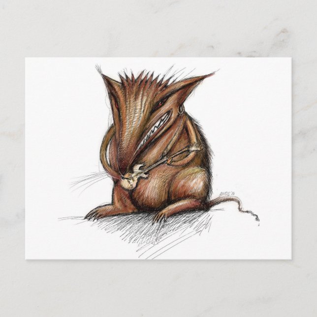 Carte Postale Rock Rat (Devant)